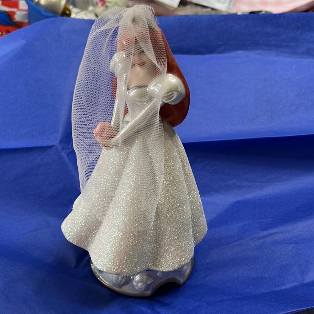 Rare, Original Disney Ariel Wedding Figurine, Little Mermaid